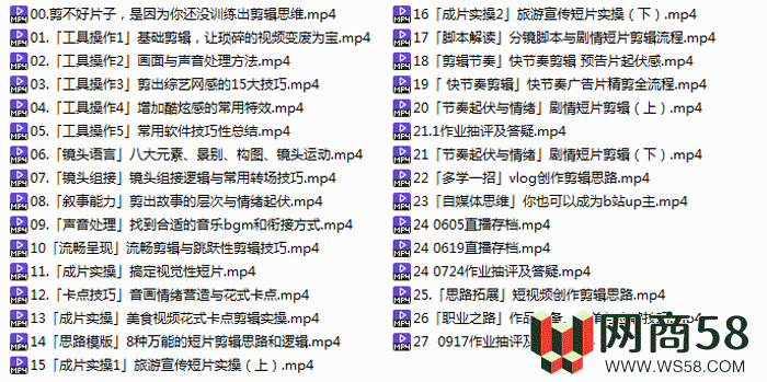 PR CC2019零基础系统学剪辑-1 PR CC2019零基础系统学剪辑-1