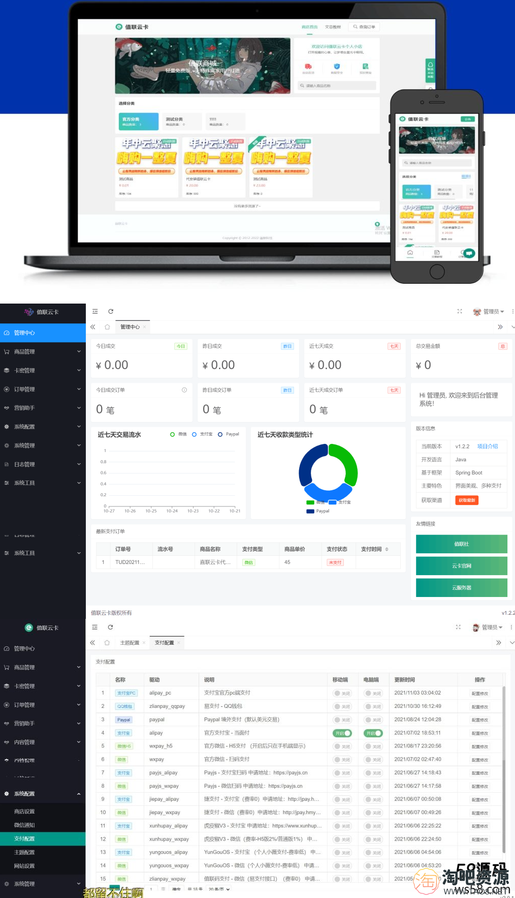值联云卡自动售卡商业系统v2.0.0-1 值联云卡自动售卡商业系统v2.0.0-1