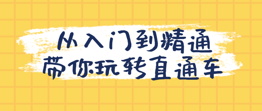 从入门到精通带你玩转直通车-1