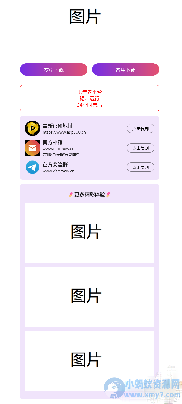 2024首发最火的软件宣传单页源码