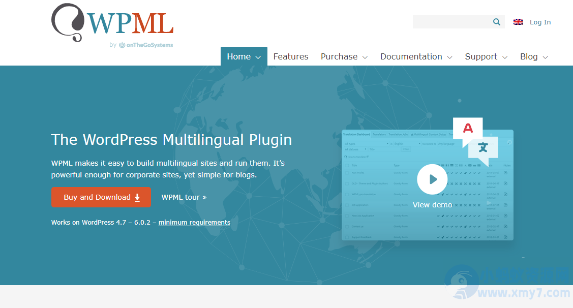 WordPress多语言插件 WPML Multilingual CMS v4.6.9 破解版