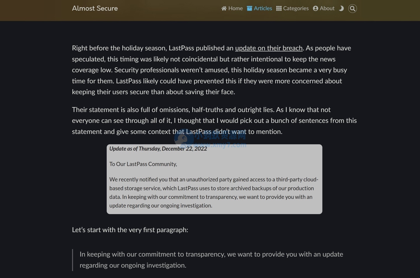 因多次数据泄露，LastPass 密码管理软件面临用户集体诉讼