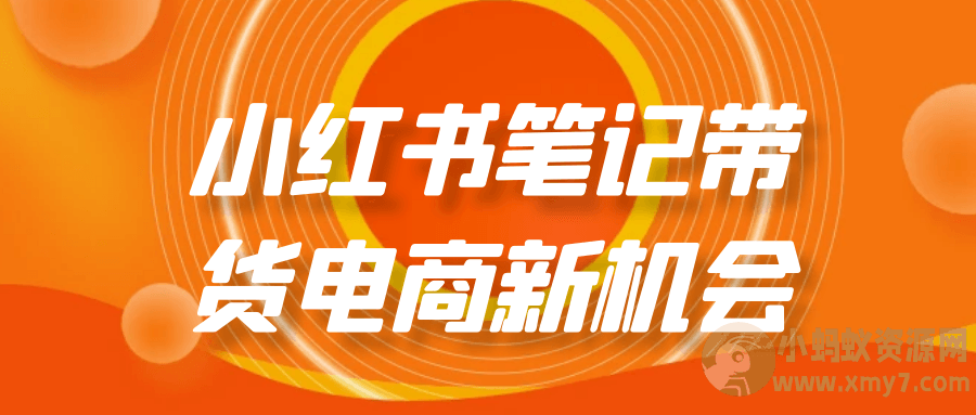 小红书笔记带货电商新机会