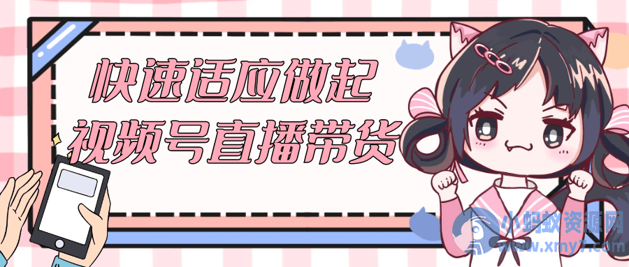 快速适应做起视频号直播带货